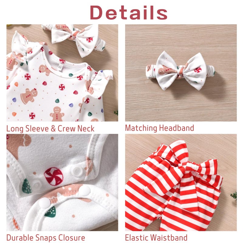 Aalizzwell 3-6 Months Christmas Clothes - Image 4
